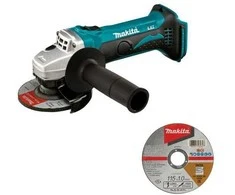 Makita akumuliatorinis kampinis šlifuoklis DGA452Z, 18V, 115 mm, be akumuliatoriaus ir kroviklio