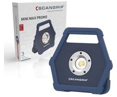 įkraunama COB LED darbo lempa 900 liumenų, USB Powerbank, MINI MAX PROMO Scangrip [49.0530] ribotas leidimas