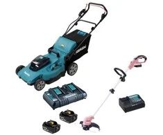Akumuliatorinė vejapjovė Makita DLM538CT2; 2x18 V; 2x5,0 Ah akum.