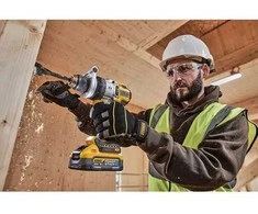 Smūginis suktuvas-gręžtuvas DeWalt DCD1007H2T-QW; 18 V; 2x5,0 Ah akum.
