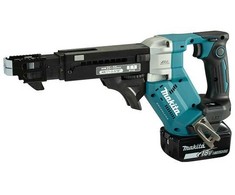 akumuliatorinė gipso kartono atsuktuvas, 2x5,0Ah, 18V, Makita [DFR551RTJ]