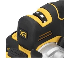 Juostinis šlifuoklis DeWalt DCM200E2T-QW; 18 V; 2x1,7 Ah akum.