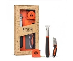 BAHCO dovanų įrankių rinkinys [GIFTPACK650]: grandiklis su 650 Widia peiliu, KBSU-01 lauko sportinis peilis, 5 m, MTC-5-16