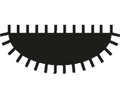 Bahco pusapvalis rankinis dildė ERGO 150mm [1-210-06-1-2]