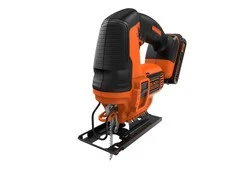 Black &amp; Decker akumuliatorinis siaurapjūklis BDCJS18N be akumuliatoriaus ir kroviklio
