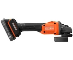 Black &amp; Decker kampinis šlifuoklis 115mm, 18V, 2x2,0Ah, Juodas &amp; Decker [BCG6L8D2S-QW]