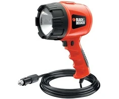 Black &amp; Decker Halogeninė lempa, maitinama iš cigarečių degiklio lizdo, 12 V, Juodas+DECKER [BDSL300-XJ]