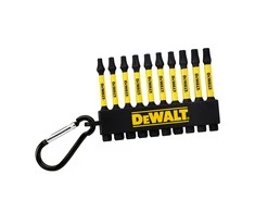 DeWalt Sukimo antgalių rinkinys 1/4" Flextorq 10 vnt. 57mm