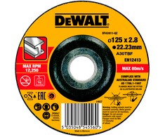 metalo pjovimo diskas 125 mm storis 2,8 mm DeWALT [DT43911-QZ]