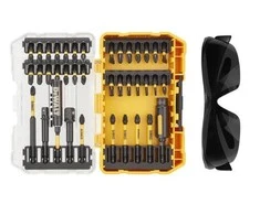 Sukimo antgalių rinkinys DeWalt DT70740T-QZ; 38 vnt.; + akiniai