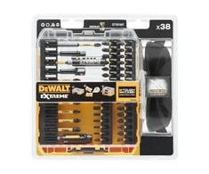 Sukimo antgalių rinkinys DeWalt DT70740T-QZ; 38 vnt.; + akiniai