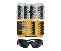 Sukimo antgalių komplektas DeWalt DT70704-QZ; 47 vnt. + akiniai nuo saulės