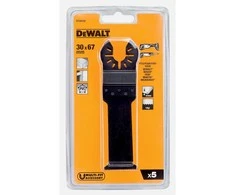 DEWALT BLADE 30x67mm 5vnt. DAUGIAU PASKIRTIES ĮRANKIUI, MEDIENAI / PVC