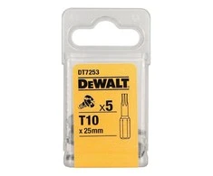 Dewalt antgaliai atsuktuvai torx torx antgaliams 25 mm t10