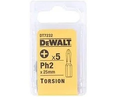 Dewalt antgaliai torx 25mm ph2 /5szt/