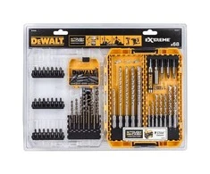 Grąžtas 68 vnt grąžtų rinkinys metalui ir betonui, SDS+ plaktukiniai grąžtai ir PH, PZ, TX, EXTREME grąžtai DEWALT [DT70760-QZ] Vidutinis kietas korpusas+
