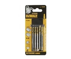 dėlionės peiliukai 82mm laminato plokštėms pjauti, 5 vnt. Extreme DeWALT [DT2080-QZ]