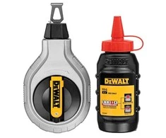 Linijų žymėjimo kreida rinkinys DeWalt DWHT47408; 30 m