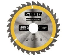 DEWALT PIŁA TARCZ.165x30mmx30z