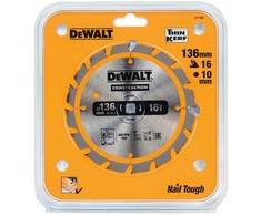 Pjovimo diskas DeWalt DT1946-QZ; 136x10 mm; Z16