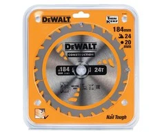 Pjovimo diskas DeWalt DT1951-QZ; 184x20 mm; Z24