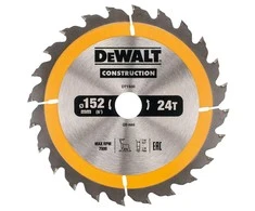 Pjovimo diskas DeWalt DT1930-QZ; 152x20 mm; T24