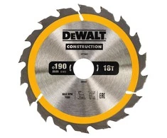DEWALT PIŁA TARCZ.190x30mmx18z