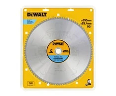 Pjovimo diskas metalui DeWalt; 355x2,15x25,4 mm; Z90; 10°