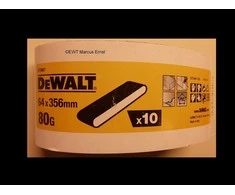 Dewalt 14 Degrees East šlifavimo juostos 64 x 356 mm su 80 /10 vnt.