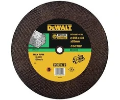 pjūklo korundo diskas betonui ir akmeniui 355/20/4,2 mm DeWalt [DT43870-XJ]