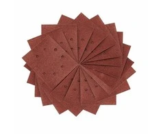šlifavimo popierius 115x115mm su Velcro, 8 skylės, grūdėtumas 80, DeWalt [DT3022-QZ] 10 vnt.