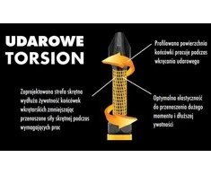 DEWALT SMŪGINIS ANTGALIS PH1x25 /5vnt. EXTREME IMPACT TORSION