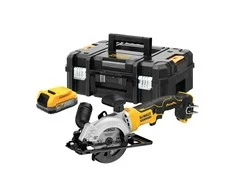 DeWalt diskinis pjūklas DCS571E1T 115 mm 18V Li-lon POWERSTACK 1x1,7Ah XR