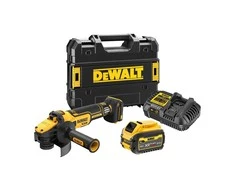 Kampinis šlifuoklis DeWalt DCG409VST1-QW; 18 V; 1x6,0 Ah akum.