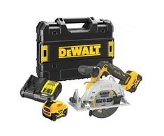 Akumuliatorinis diskinis pjūklas DeWalt DCS512P2-QW; 12 V; 2x5,0 Ah akum.