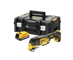 DeWalt daugiafunkcinis įrankis 18V Li-Ion 2x1,7Ah POWERSTACK, DeWalt [DCS356E1T-XJ] 32 priedai