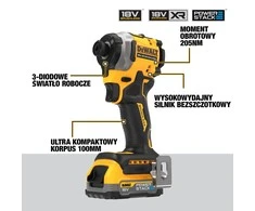 Smūginis suktuvas DeWALT DCF850E2T; 18V 2x1,7Ah