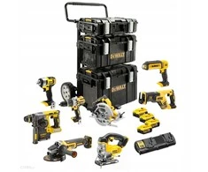 Įrankių rinkinys DeWalt DCK856P4 (DCD996+DCF894+DCH273+DCG405+DCS367+DCS335+DCS570+DCL050); 18 V; 4x5,0 Ah akum.