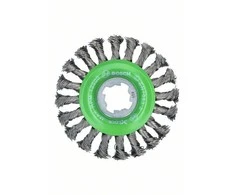 Bosch X-LOCK šepetys 115 mm iš rištos vielos