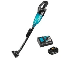 Akumuliatorinis vertikalus dulkių siurblys 18V, juodas, Makita [DCL284FRFB] 3.0Ah, LXT