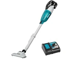 Akumuliatorinis vertikalus dulkių siurblys 18 V, balta, Makita [DCL284FRFW] 3,0 Ah, LXT