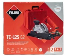 Elektrinis diskinis pjūklas Rubi TC-125 G2, 1250W