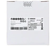 Bosch X-LOCK šlifavimo diskai Best Metal, D 125; K 24