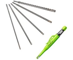 Grąžtas rinkinys: 5 vnt grąžtai SDS+ gelžbetoniui, FORCE X + mechaninis pieštukas Pica 3030, Alpen [0087500015100]