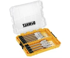 Grąžtas Plunksninių grąžtų rinkinys medienai DeWalt DT70750; 12-32 mm; 8 vnt.