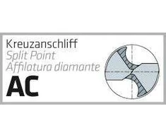 savaime centruojantis, pailgas HSS metalinis grąžtas 2,0-125/85 mm, Alpen [0010100200100]