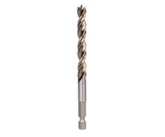 medienos grąžtas 6,0 mm, 1/4' medienos sukimo antgalis, HSS-Co5, „Alpen“ [0067500600100]
