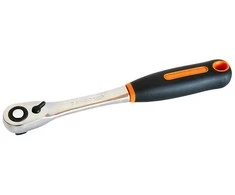 Bahco 1/2 colio plona galvute apverčiamas terkšlinis raktas su 72 dantimis ir 5° veikimo kampu, 264 mm, 1 vnt., 1/2 colio, 5°, 264 mm, 440 g