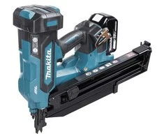 Akumuliatorinis vinių kalimo įrankis apvalioms vinims 50–90 mm, 18 V, Makita [DBN901RTE] 2 x 5,0 Ah, LXT
