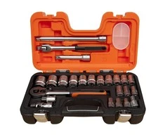 Bahco Galvučių, terkšlės ir priedų rinkinys 3/8"-1.1/4" jungtis 1/2” 23vnt